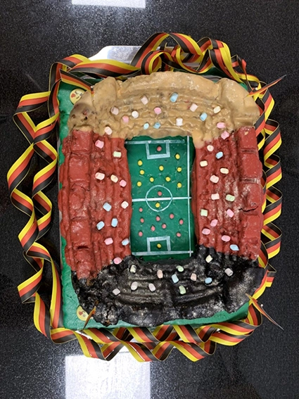 Bei der Fußball-EM 2021 gab es in der avendi-Einrichtung WILHELMSHÖHE einen EM-Kuchen