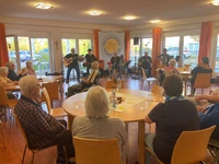 Die Pälzer Krischer sorgten für die musikalische Unterhaltung der Gäste beim Oktoberfest im RHEIN-PFALZ-STIFT in Waldsee.