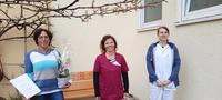 Die stellvertretende Pflegedienstleiterin bei avendi mobil Kehl feierte Betriebsjubiläum. Nicole gehört schon 5 Jahre zum Team. 