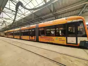 Die avendi-Straßenbahn ist in Mannheim, Heidelberg und Weinheim unterwegs