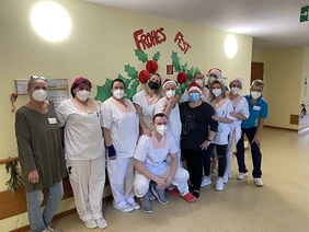 Die Mitarbeiter gestalteten eine schöne Weihnachtsfeier im avendi-Pflegeheim in Ketsch