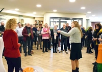 Heimleiterin Anke Rinne stellte den Gästen bei der Eröffnungsfeier das neue avendi-Pflegeheim vor.